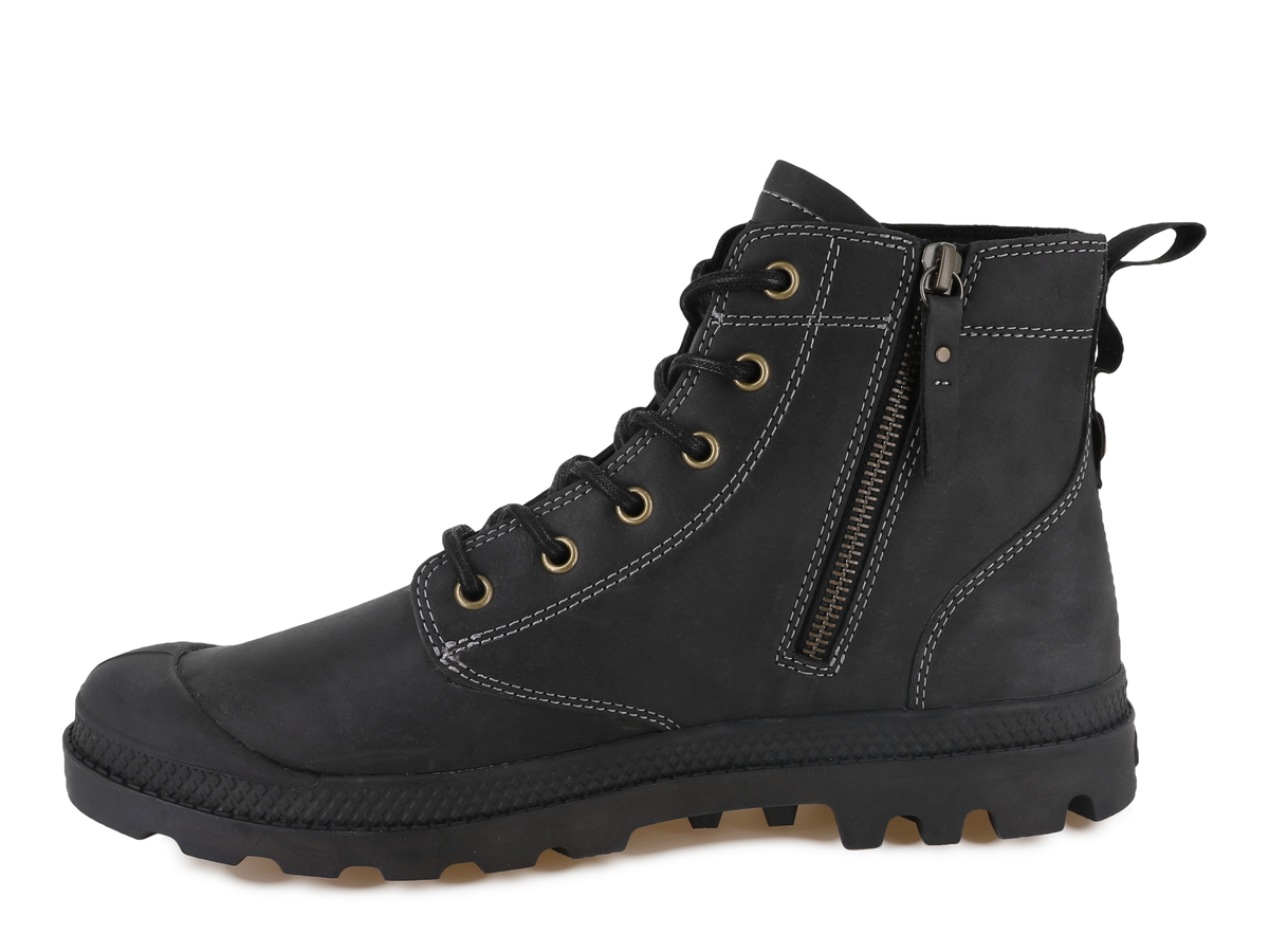 09502-008-M | PAMPA ZIP LTH LEGACY | BLACK