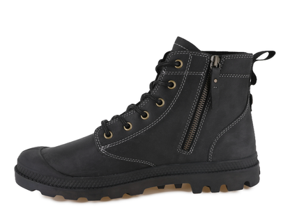 09502-008-M | PAMPA ZIP LTH LEGACY | BLACK