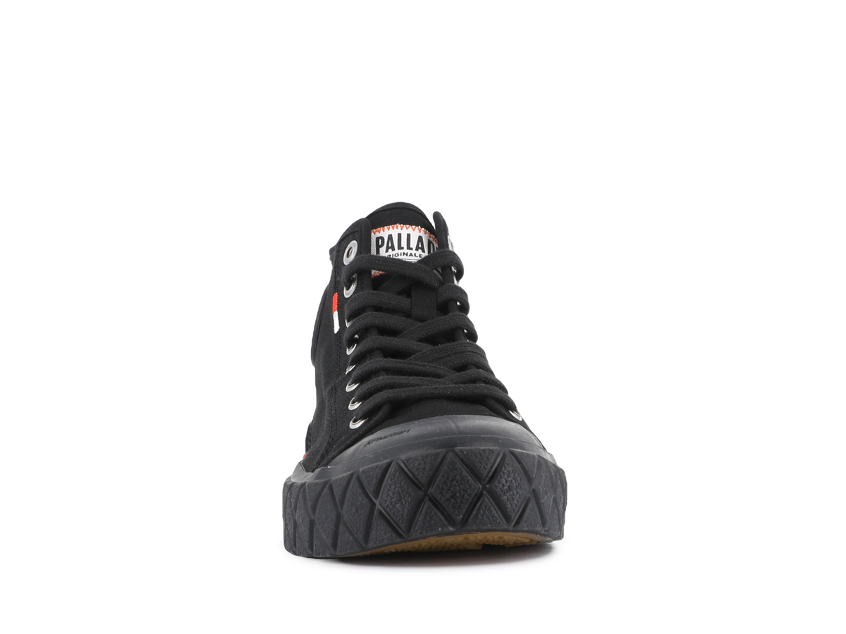 79142-001-M | PALLA ACE CHUKKA ORGANIC | BLACK/BLACK