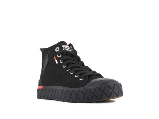 79142-001-M | PALLA ACE CHUKKA ORGANIC | BLACK/BLACK